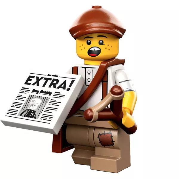 Minifigures 71037-12 Парень-газетчик (Фото 1)