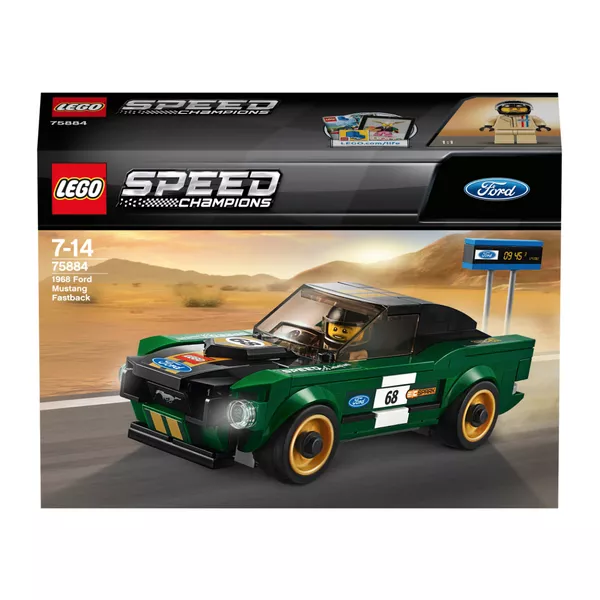 Speed Champions 75884 1968 Ford Mustang Fastback (Фото 12)