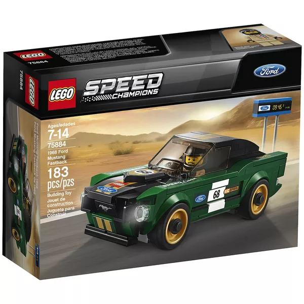 Speed Champions 75884 1968 Ford Mustang Fastback (Фото 1)